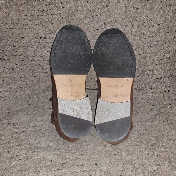 OCTOBRE ÉDITIONS-Brown Suede Chukka/Desert Boots-Size 43/9.5-Excellent - Picture 9 of 9